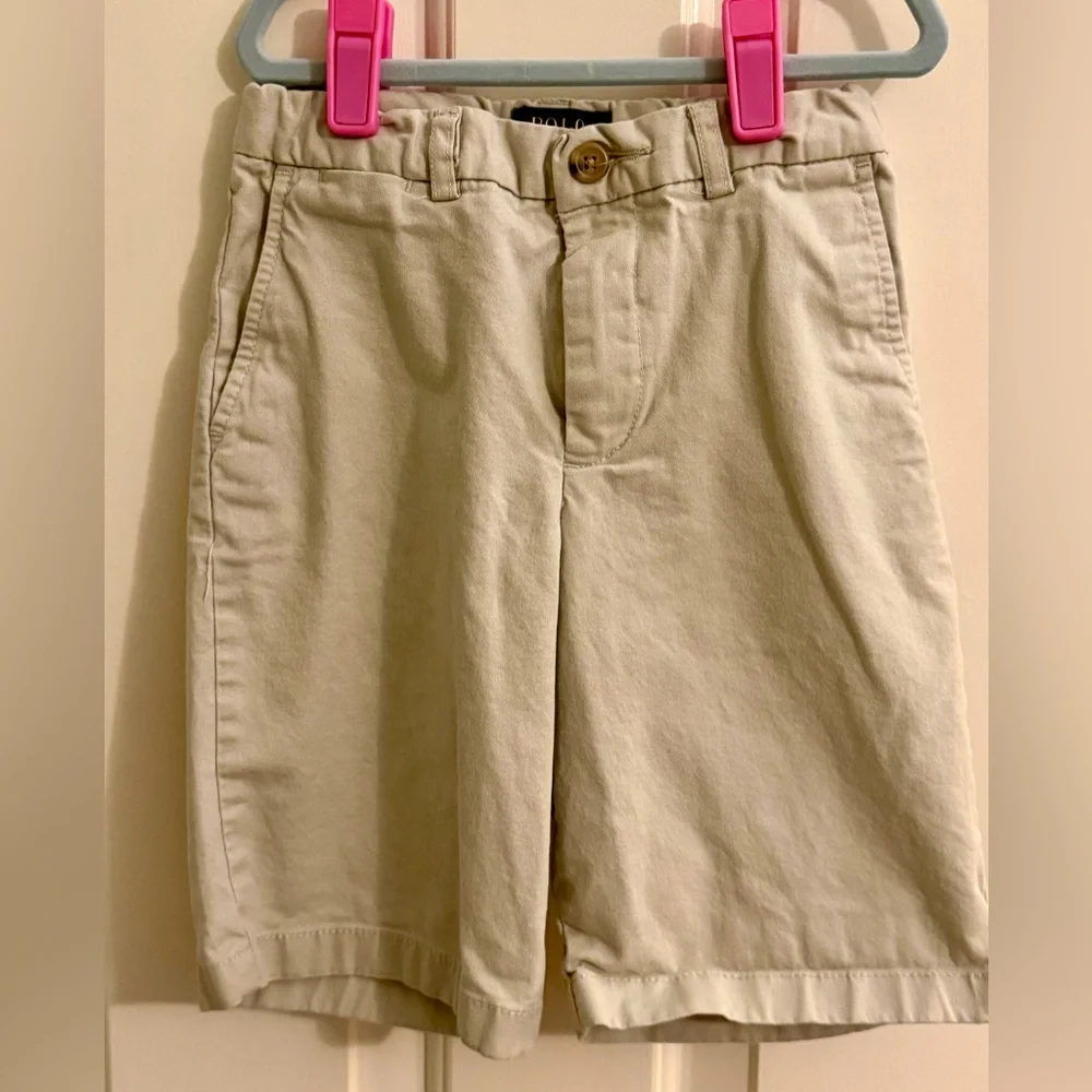 Ralph Lauren Kids Beige Twill Shorts
